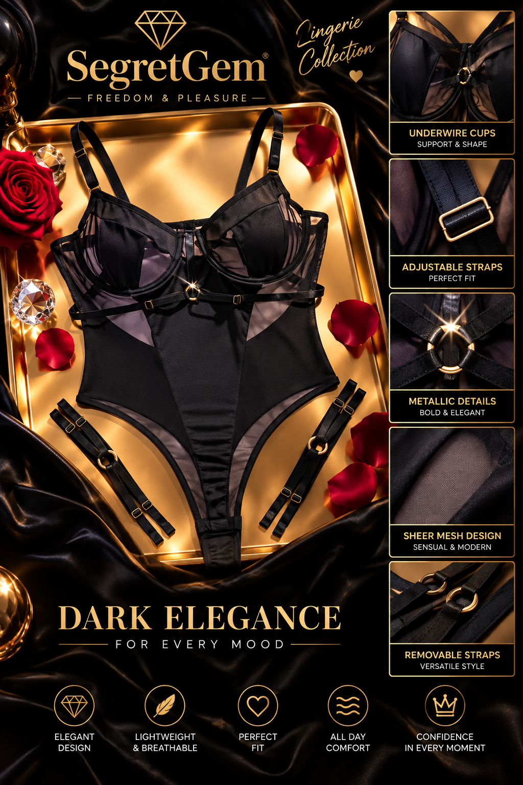 SegretGem® Dark Elegance Tg M
