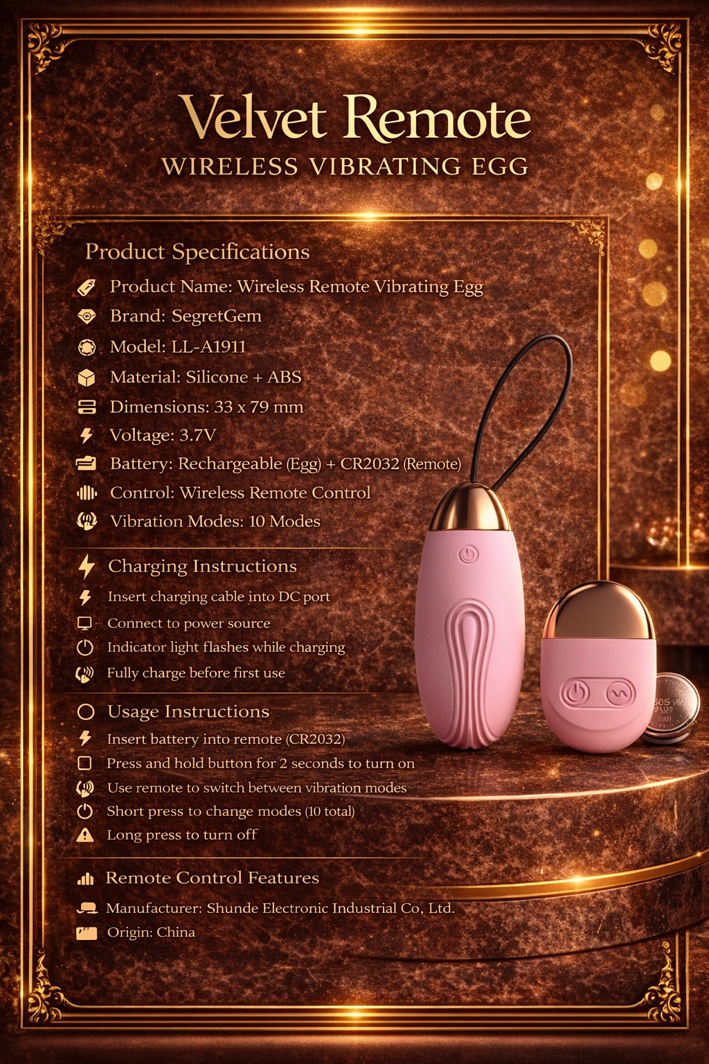 Mini Remote. Maximum Sensation. Vibrator