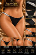 Women’s V-String Thongs – Soft & Stretchy. Size M